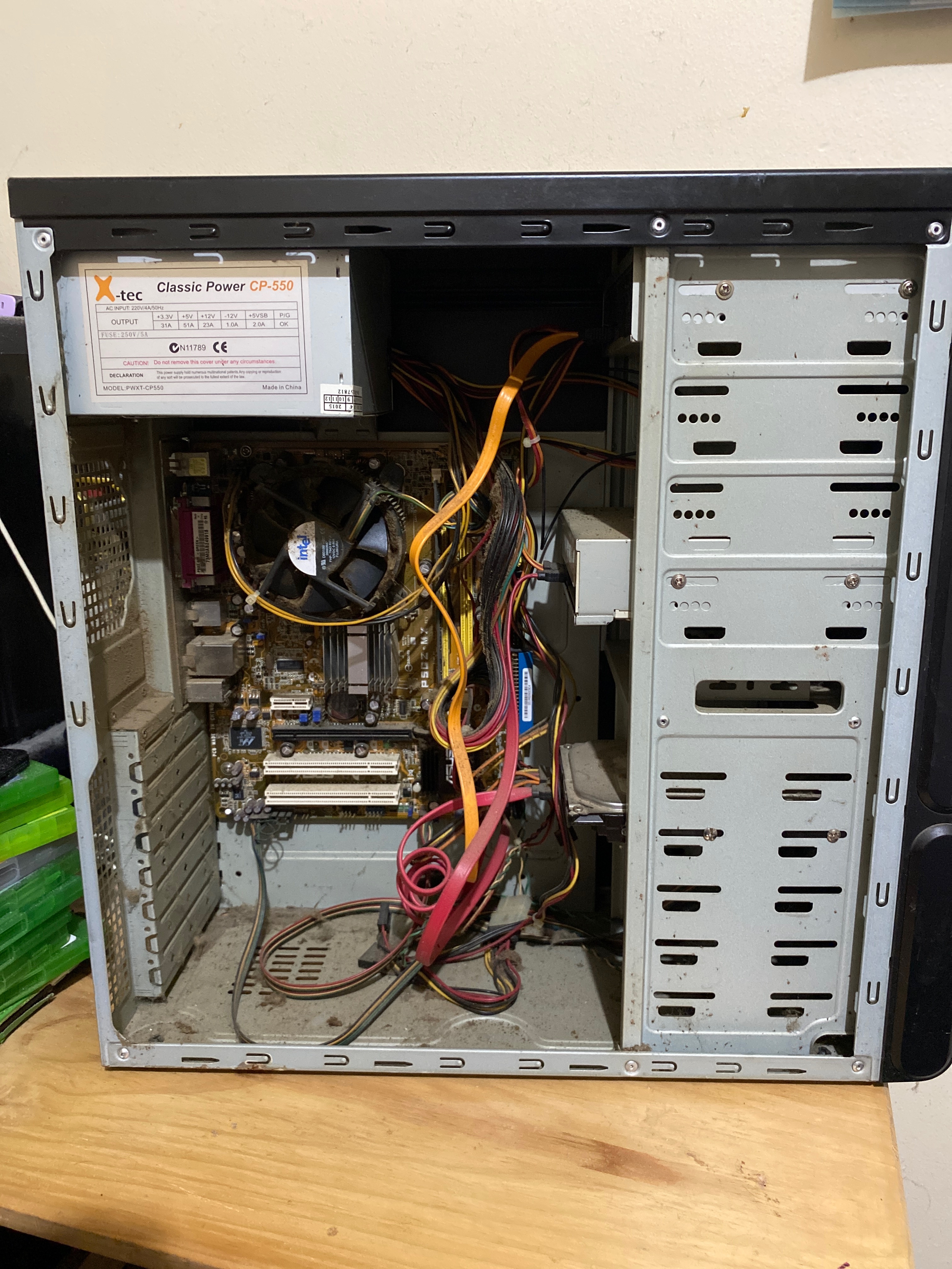 Inside of the XP machine.